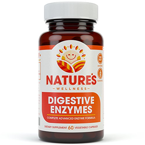 Digestive Enzymes Complete – Advanced Multi Enzyme Supplement for Better Digestion & Absorption. Help Gas Relief, Discomfort, Bloating, IBS, Gluten & Lactose Intolerance