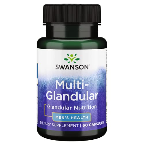 Swanson Raw Multi-Glandular for Men 60 Capsules