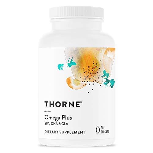 Thorne Omega Plus – an Essential Fatty Acid Supplement with Omega-3 and Omega-6 – EPA, DHA, and GLA – 90 Gelcaps