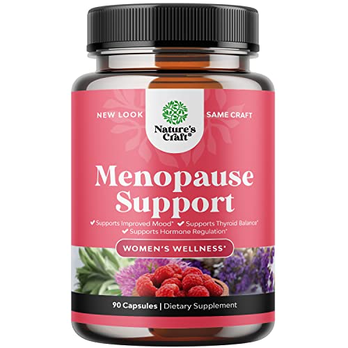 Complete Herbal Menopause Supplement for Women – Multibenefit Menopause Relief Hormone Balance for Women for Night Sweats Mood and More with Dong Quai Vitex Chaste Berry and Black Cohosh – Mini Caps